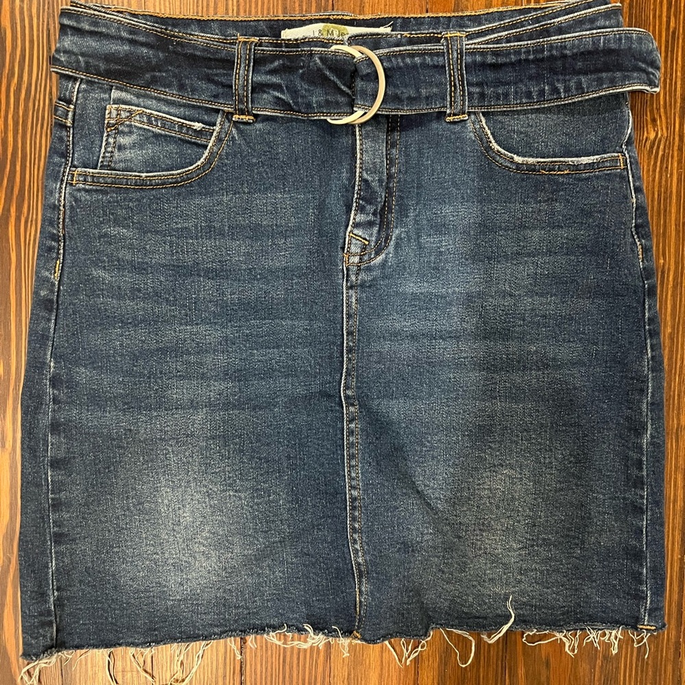 Denim Mini Skirt